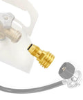 Solid Brass Propane Tank Adapter Converts POL LP Service Valve To QCC1 Type1 Hose Or Regulator heavy duty design