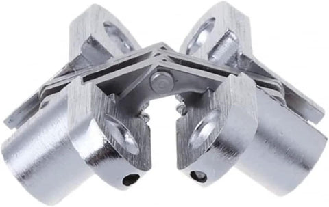 Hidden Cross Hinge for Concealed Mortise Doors, 180 Degree Folding Opening, Adjustable Conceal Hinge, Invisible Door Hinge, front view