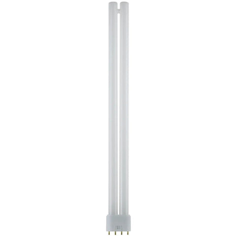 Bright 36W Twin Tube Fluorescent Light Bulbs 4100K Cool White 2G11 4-Pin Base 2900 Lumens 10 Pack For Office, Workshop, Retail And Home Use