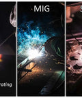 Ultra Thin Auto Darkening Welding Lens 0.19 Inch Shade 11 Low Amp 5A TIG Ready shown in TIG, MIG, and Stick welding