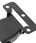 Close-up of black stainless steel toggle latch for Lockable Insulated Storage Box Lid With Heavy Duty Stainless Steel Toggle Latch For Toolbox Gear And Camping Adventures That Stay Secure On Road Trips.