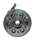 Front Driver Side Wheel Hub And Bearing For Chevy Colorado 2004 2008 With 2 Connector Terminals 67.4 Mm Flange Offset viewed from above