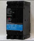 Three Pole Molded Case Circuit Breaker 125 Amp 480 Volt Heavy Duty Construction with front view showing specifications and breaker handle.