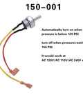 Air Pressure Switch 120 PSI To 150 PSI For 120V AC Air Compressors, Auto On At 120 PSI And Off At 150 PSI, Rugged 100000 Cycle Life