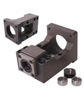 Top Shelf Carbon Steel Ball Screw Sfuz2510 Kit With Left Hand Thread And Hm20 86 C7 Bf20 End Supports For Cnc Routers showing BF20 and HM20 mounts.
