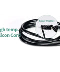 High temp silicon cord for Dual Function Hot Air And Preheating Station For PCB Repair, super pliable design detail.