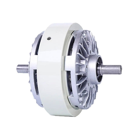 25Nm Double Shaft Magnetic Powder Clutch And Brake System For Dual Axis Tension Applications With Air Shaft Handles
