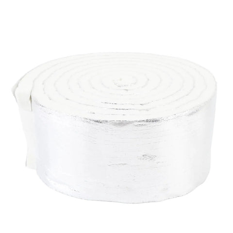 Heavy Duty Heatproof Aluminum Foil Fiberglass Pipe Insulation Tape With Strong Adhesive For Pipes Wires Auto Parts And Home Repair 3.94 In Wide By 0.47 In Thick By 10.82 Ft Long roll