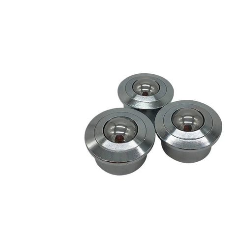 Heavy Duty Universal Ball Transfer Unit With A Dead Smooth Rolling Main Sphere For Zero Friction Multidirectional Conveyor Work And Simple Plug And Play Garage Install