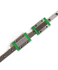 Smashing 12mm Linear Guide Rail Block Set MGN12H Precision Slider For CNC Build With Smooth Motion In Multiple Lengths From 333mm To Full Size with green seals.