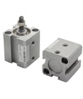 Air Pneumatic Double Acting Compact Cylinder With 25 mm Bore And 5 To 100 mm Stroke SDA25 Series Female And Male Thread
