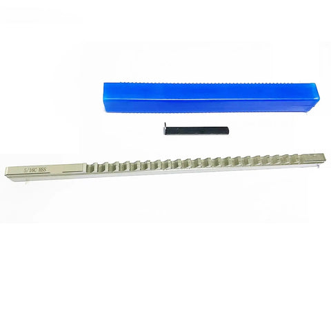 Push Type Keyway Broach 5 By 16 C Shim In HSS for CNC Router and Metalworking Metric and Inch Keyway Sizes