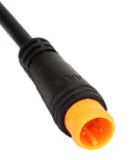 Close-up of 3-pin waterproof connector for Thumb Throttle for E Bikes and Scooters ABS Seven Eighths Inch 22mm Speed Control