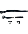 Front Adjustable Track Bar For 0-5 Inch Lift Beefed Up Heavy Duty Forged Steel Ram 2500 4WD 2014-2024 Compatible With 2 3 4 5 Inch Suspension Panhard Bar Leveling black forged steel track bar with bushings and clamps