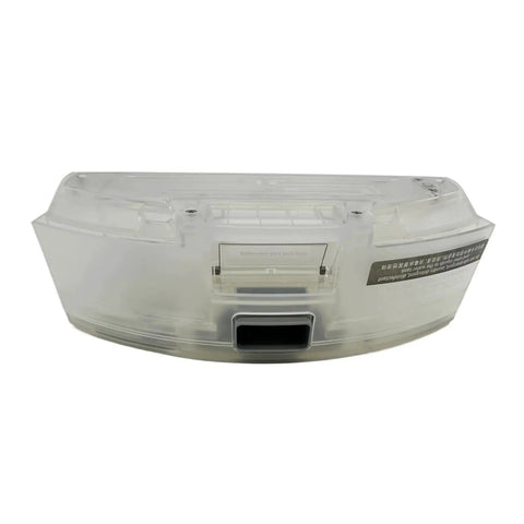 Replacement Robot Vacuum Water Tank And Mop Bracket Kit Compatible With Mijia Roidmi Eve Plus, clear tank view from above.