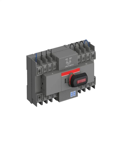 Dual Power Source Automatic Transfer Switch For Reliable Backup Power, Easy Install, Low Maintenance, Plug And Play Design, Heavy Duty Build, Stable Power Transfer, Broad Application Range, OTM50F4C21D380C gray electrical transfer switch with front handle