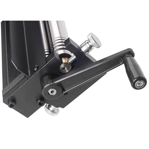 Heavy Duty Manual Metal Plate Rolling Machine Hand Operated Sheet Bender Handles Steel Rolls Smooth As Butter With Zero Sweat Up To 320mm Width For Shops