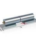 Heavy duty weld-on gate hinges 7-inch zinc plated steel