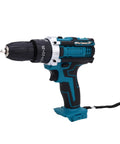 21V Cordless Drill Driver Featuring A Badass High Torque Motor And Slick Quick Change Chuck for precise drilling at various angles.