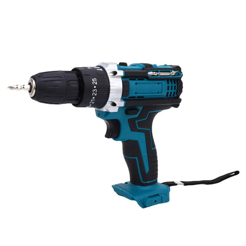 21V Cordless Drill Driver Featuring A Badass High Torque Motor And Slick Quick Change Chuck for precise drilling at various angles.