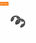 External Retaining Rings Set, 100 Pcs, 1.5mm E Clip Circlips For Valves And Electrical Appliances, Burr-Free Finish