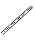Beefy Heavy Duty 17 Inch Wide Two Section Drawer Slide With Steel Ball Bearings Two Way Guide Rail 85.4kg Capacity Mini Drawer Track Set 310mm Length 2 Pieces viewed from above angle