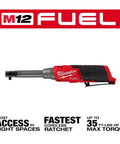 Badass 3/8 Inch Extended Reach High Speed Ratchet Built With A Pro Powerstat Brushless Motor And Metal Trigger, cordless ratchet for tight spaces.