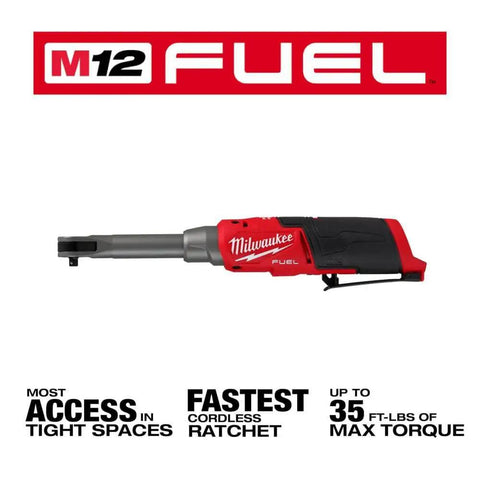 Badass 3/8 Inch Extended Reach High Speed Ratchet Built With A Pro Powerstat Brushless Motor And Metal Trigger, cordless ratchet for tight spaces.