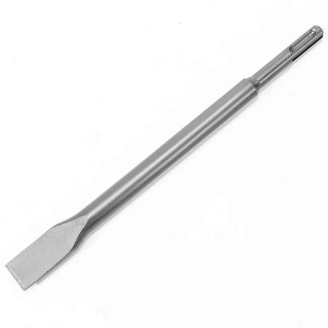 Heavy Duty 3-Piece SDS Demolition Bit Set For Rotary Hammers - Flat Chisel With Tungsten Carbide for Concrete and Masonry