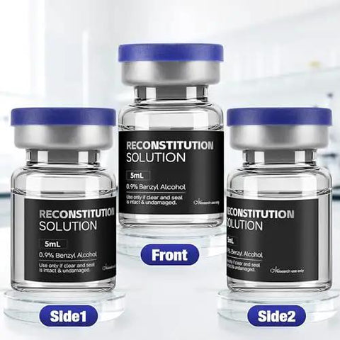 Image of 12 Pack of 2ml in Premium Glass Vials with Rubber Stoppers, Ultra Clean, showcasing front and side views of the glass vials.