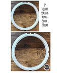 Two Pack Replacement Sealing Rings For Mini 3 Quart Electric Pressure Cooker Inner Pot Clear Non Toxic BPA Free