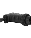 Smooth Operator Ninety Degree Right Angle Grinder Adapter For Rotary Power Tools, black plastic, compact design for precise grinding.