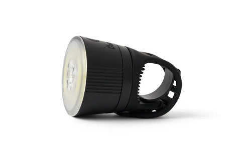 Traveler 2.0 Magnetic Bike Light Headlight in stealth black, showing magnetic mount for bicycles and e-bikes.