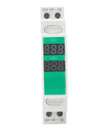 DC Voltmeter With 3 Digit LED Display 11 To 310V Plug And Play DIN Rail Mount Voltage Meter for industrial panels