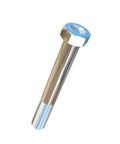 Beast Mode Pack of 2 Grade 5 Ti 6 Al 4V Titanium Hex Head Bolts 7 16 20 X 3 1 4 Unf Polished Finish closeup image.