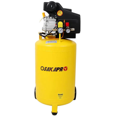 Aynuma 21 Gallon Vertical Air Compressor Oil-Free Portable Unit With Wheels Heavy Duty Steel Tank Thermal Overload Protection For Garage Workshop And Auto Repair Projects