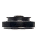 For Toyota Camry 1990 1991 Harmonic Balancer Black Direct Fit Serpentine Drive Belt With Keyway And Degree Markings Side View