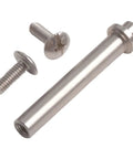 Top Notch Metal Fishing Reel Handle Shaft Rocker Arm Replacement Part In Shiny Silver Tone 28.9x4mm With Screws disassembled parts