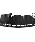 Leather Dashboard Cover Mat Black Line For Hyundai Sonata 2011 2014 Dope Dash Shield That Blocks Sun Glare UV Rays shown flat