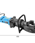 Portable Electric Rebar Cutter And Steel Bar Bending Machine No Fluff Heavy Duty Design with steel cutting jaws and electric motor.