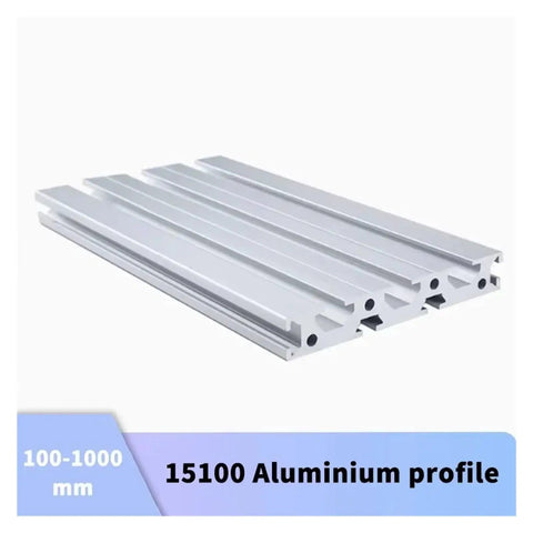Tough As Nails 15 By 100 Millimeter Aluminum Profile Extrusion Featuring Premium Anodized Linear Rail Guide For Killer Cnc Builds And Hella Smooth 3D Printer Upgrades Spanning 950 Millimeters Overall