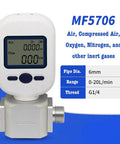 Portable Gas Flow Meter For Nitrogen, Oxygen And Air MEMS Based Mass Flow Meter with LCD display, 0-20 L/min range