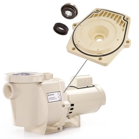 Seal Plate Kit For Pentair Whisperflo And Intelliflo Pool Pumps With Gasket And Shaft Seal PS 1000 Included Made In USA Durable Virgin PBT