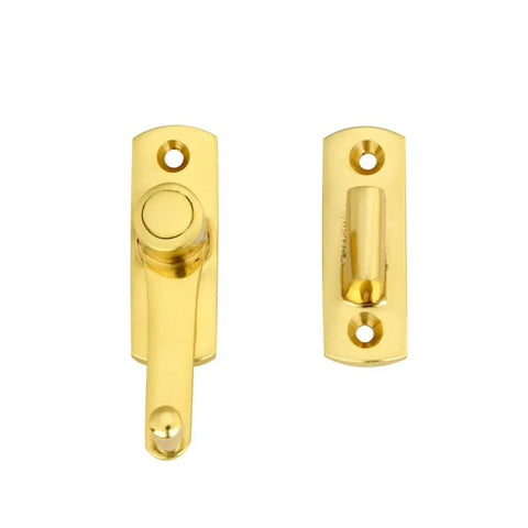 Heavy Duty Solid Brass Cabinet Door Latch Kit With Easy Install Mounting Hardware For Indoor Door Lock And Furniture Hardware That Keeps Doors Snug Secure Daily