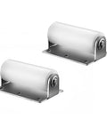 2 Pack 4 Inch Slide Gate Guide Roller Set With 40mm Nylon Wheels And Post Welded Bracket For Smooth, Reliable Sliding Gate Operation, Rock Solid, Heavy Duty Gate Hardware