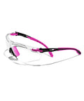 VS3 Anti Fog Safety Glasses With Clear Or Tinted Lenses, Pink Frame, ANSI Z87 Plus OSHA Compliant Eyewear for Construction