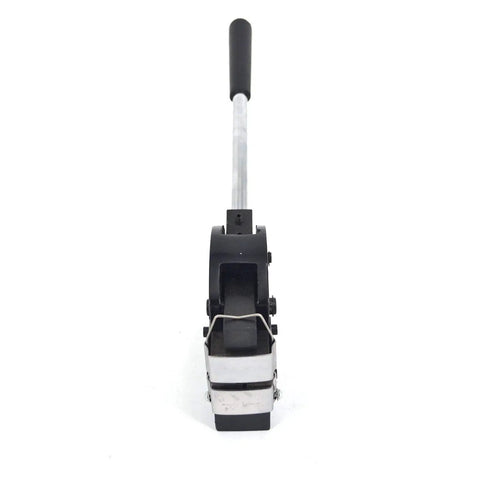Front view of Hand Operated Shrinker And Stretcher Metal Shaping Tool With Two Jaws for auto body and aviation repair