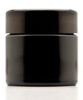 Top Tier Tall Black Glass Storage Vessel With Ultraviolet Filtering Glass To Block Harmful Rays, airtight container view