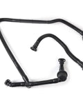 Top Tier 2 Piece Crankcase Vent Hose Pipe Kit For VW Passat 1997 to 2002 Turbo Engine Breather Vacuum Lines OEM 078103224 078103223B, black plastic hoses