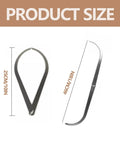 Top Tier 10 Inch Bent Leg Stainless Steel Caliper Tool For Pottery Clay Sculpting showing size dimensions 10 Inch and 18 Inch.